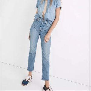 Madewell: the tall perfect vintage straight jean wash